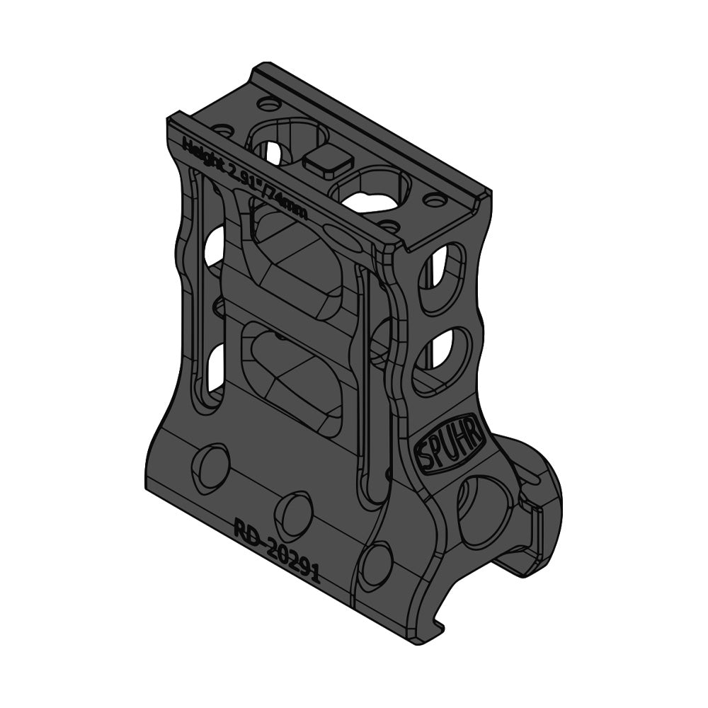 Aimpoint T-2 Mount H74mm/2.91"